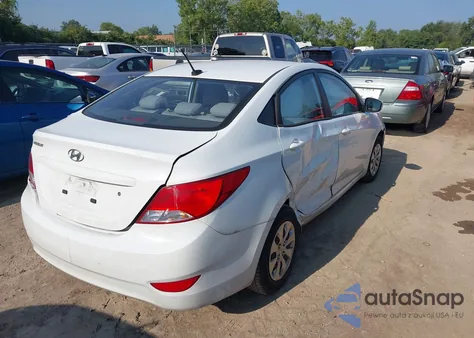 2016 Hyundai Accent Se из США, поврежденный, VIN KMHCT4AE4GU047844